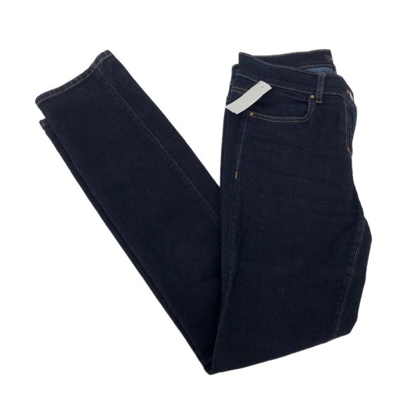 Ann Taylor Blue Straight Leg Jeans | Mid Rise, Size 4 - Picture 3 of 6